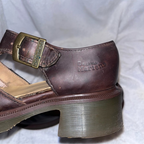 Vintage Dr. Martens Brown Leather Mary Jane’s - Picture 3 of 6